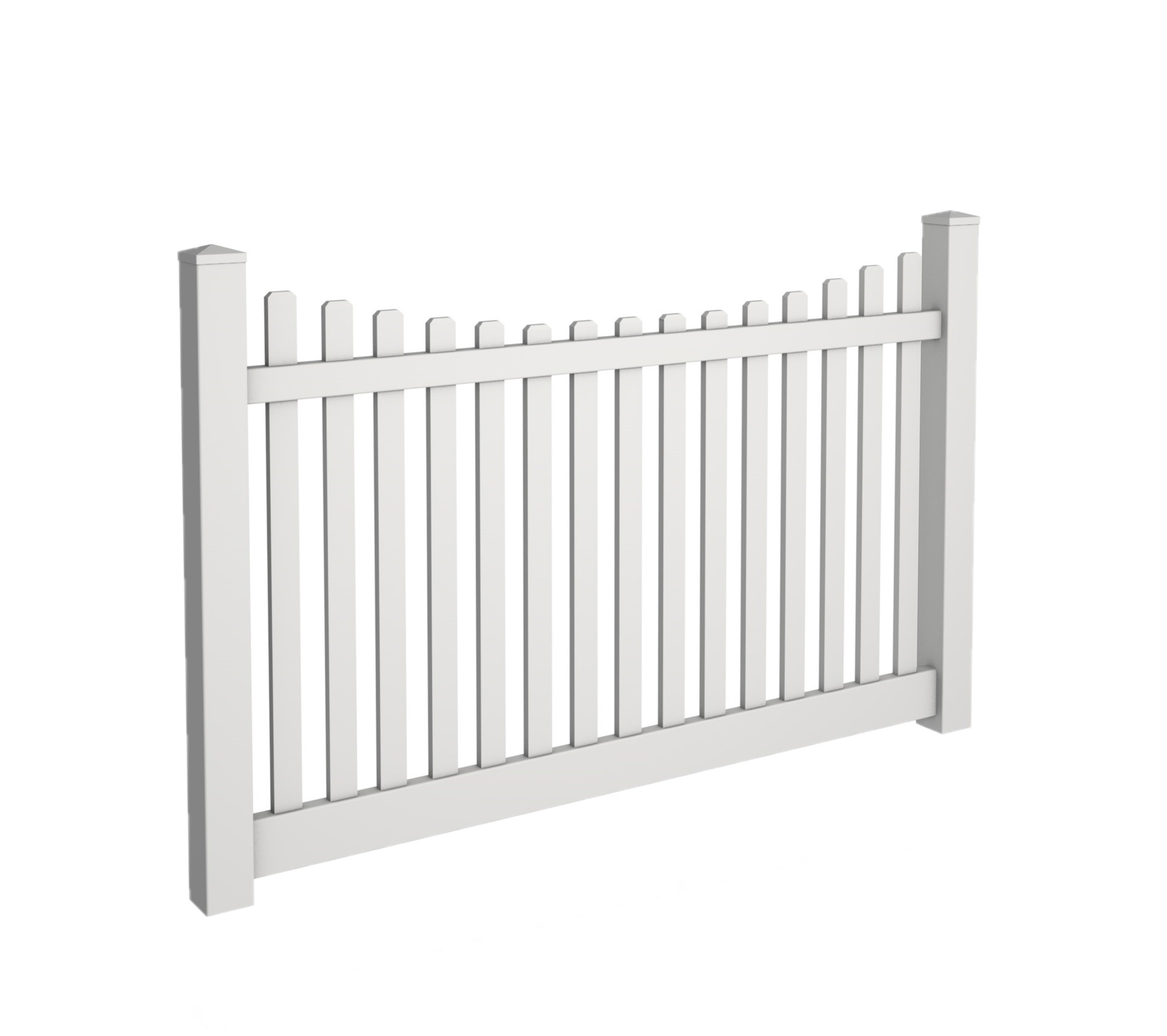 Scalloped Picket Fence