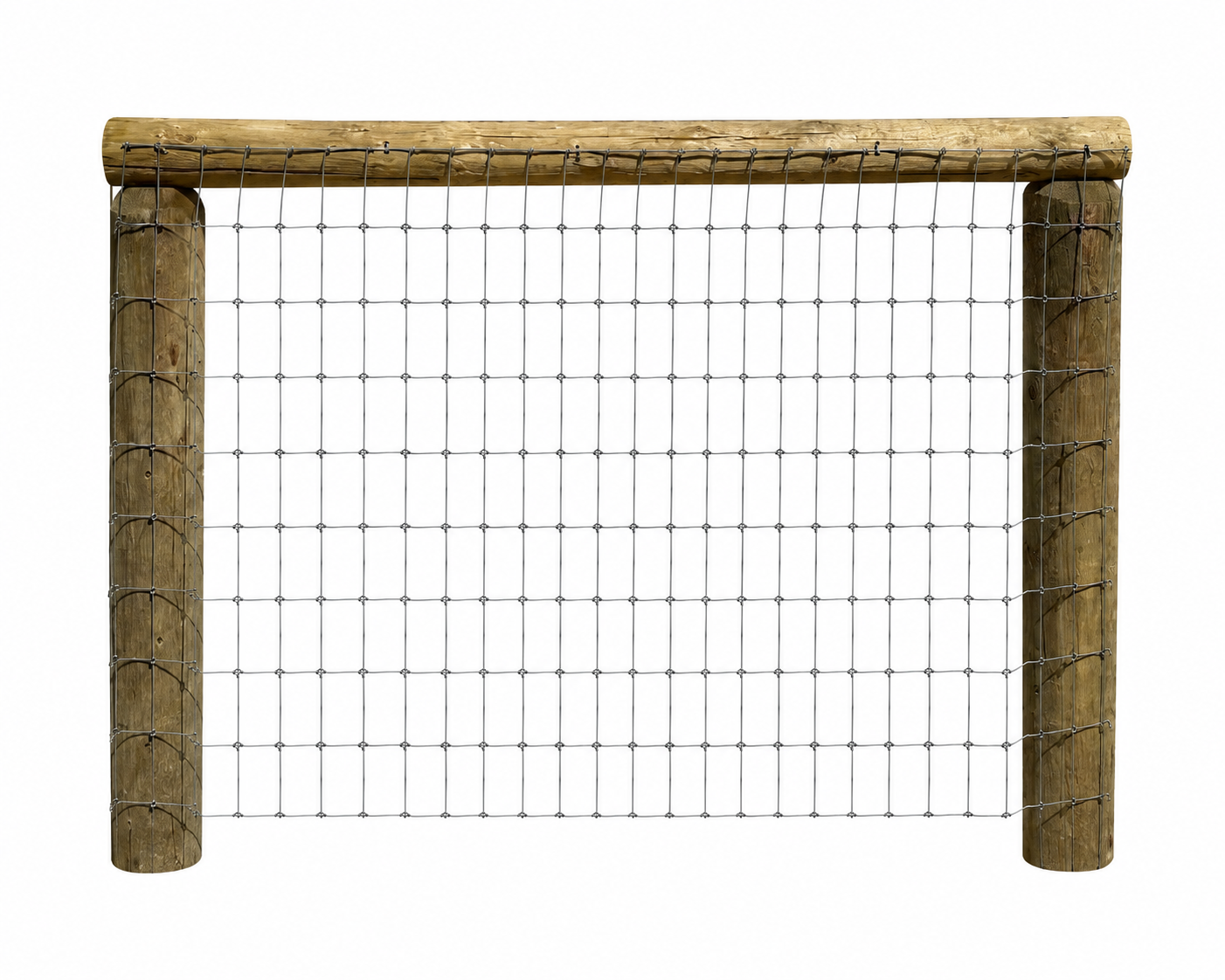 High-tensile wire fence