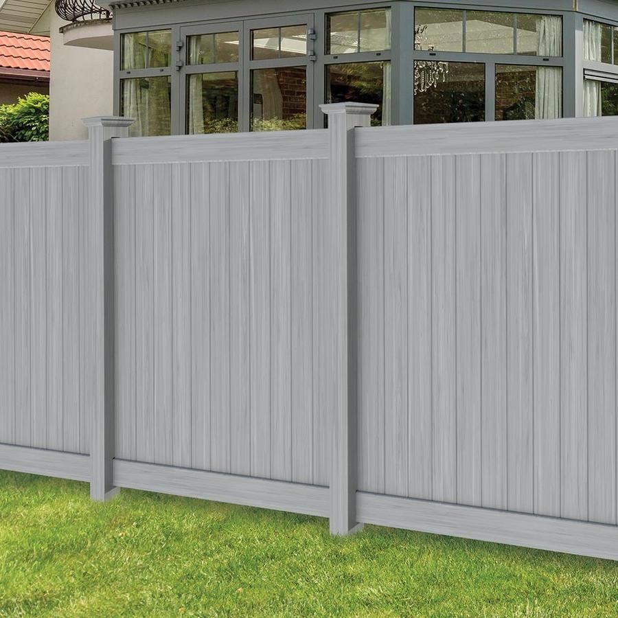 White vinyl privacy fence installation in Idaho Falls, ID